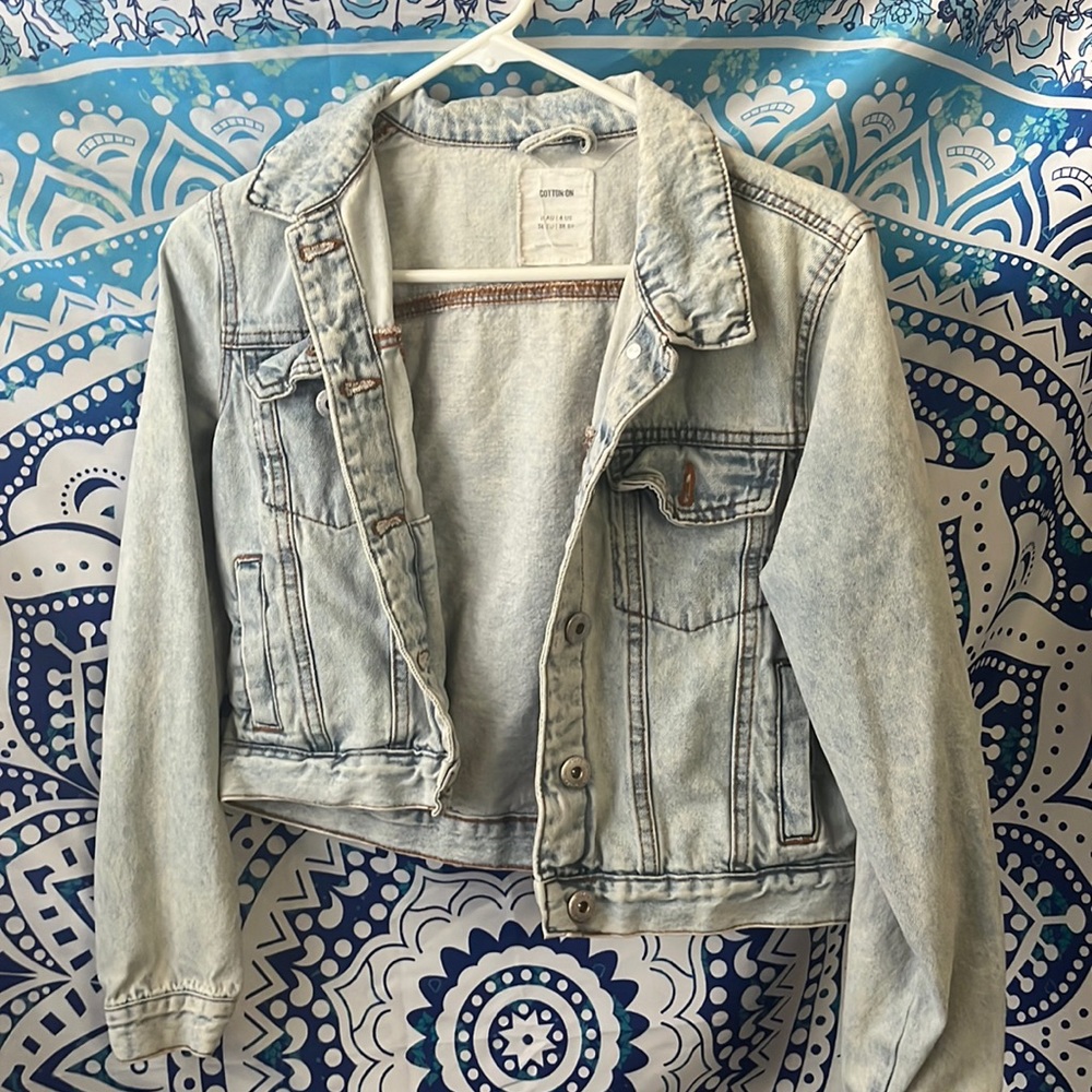 Cotton on cropped Jean jacket